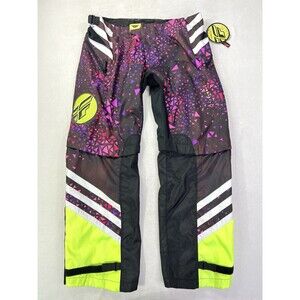 Fly Racing Kinetic Motocross Pants Womens 15/16 Black MX ATV Over The Boot New